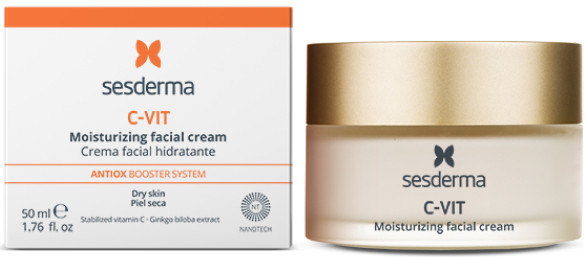 Интенсивный антиоксидантный увлажняющий крем для лица C-Vit Moisturizing Facial Cream | Sesderma