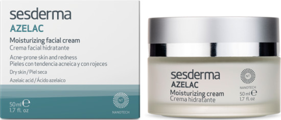 Увлажняющий крем для лица для склонной к акне и куперозу кожи Azelac Moisturizing Facial