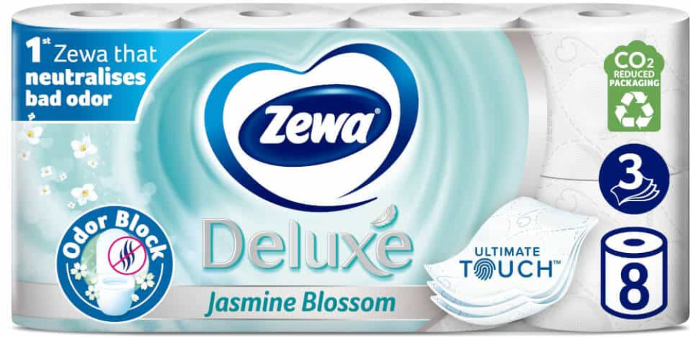 Туалетная бумага «Deluxe Jasmine. Жасмин» | Zewa