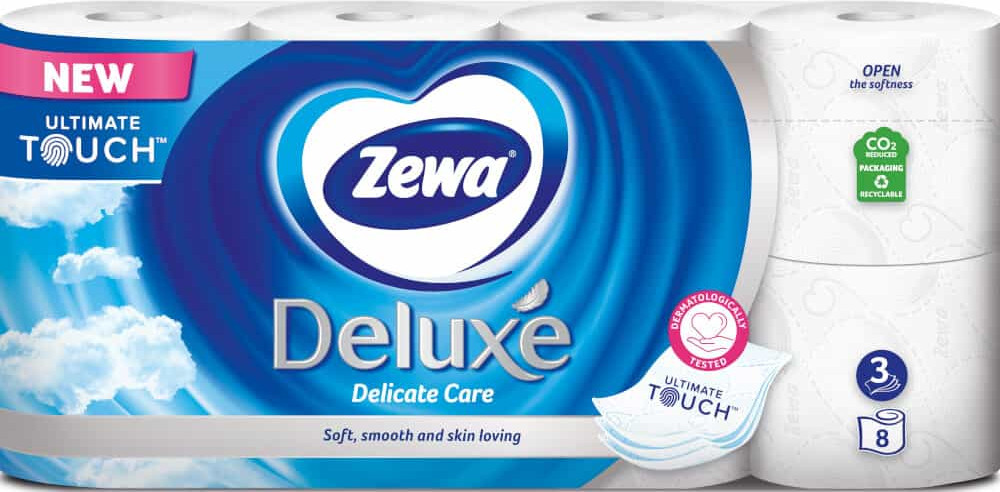 Туалетная бумага «Deluxe Delicate Care» | Zewa