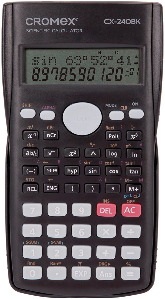 Калькулятор инженерный СX-240BK | Cromex