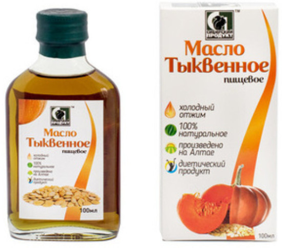 Масло Тыквенное сибирское холодный отжим