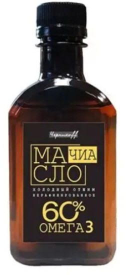 Масло чиа нерафинированное сыродавленное холодный отжим