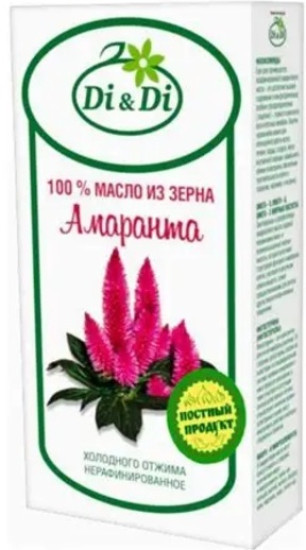 100% Амарантовое масло отборное холодного отжима нерафинированное, 100 мл