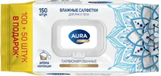 Влажные салфетки парфюмированные big-pack с крышкой 150шт