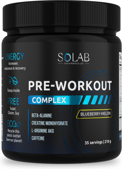 Предтренировочный комплекс Pre-workout «Дыня-голубика»