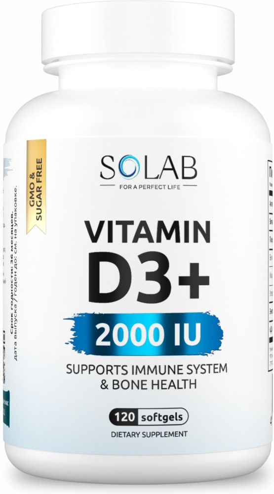 D3+ 2000 IU | Solab