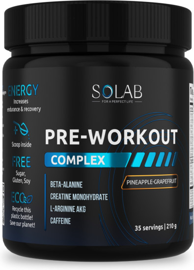 Предтренировочный комплекс Pre-workout «Ананас-грейпфрут»