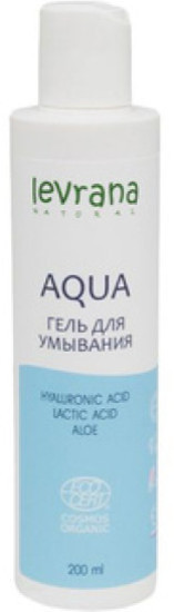Гель для умывания лица с гиалуроновой кислотой Aqua, увлажняющий, , 200 мл