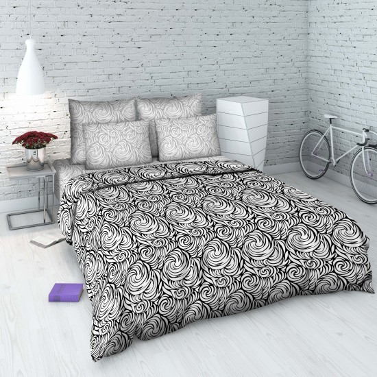 Комплект постельного белья «Стильный дуэт» (арт. 5217/1, 2-спальный, бязь, 2 наволочки 70х70) | Дизайн сезона | ТДЛ Текстиль