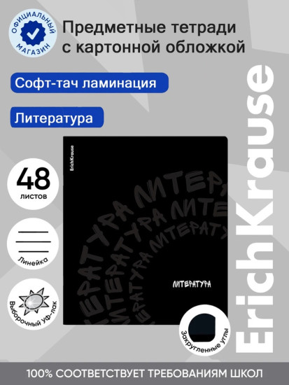 Тетрадь «Литература»