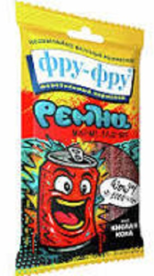 Кислые ремни кола 80 г мармелад жев.