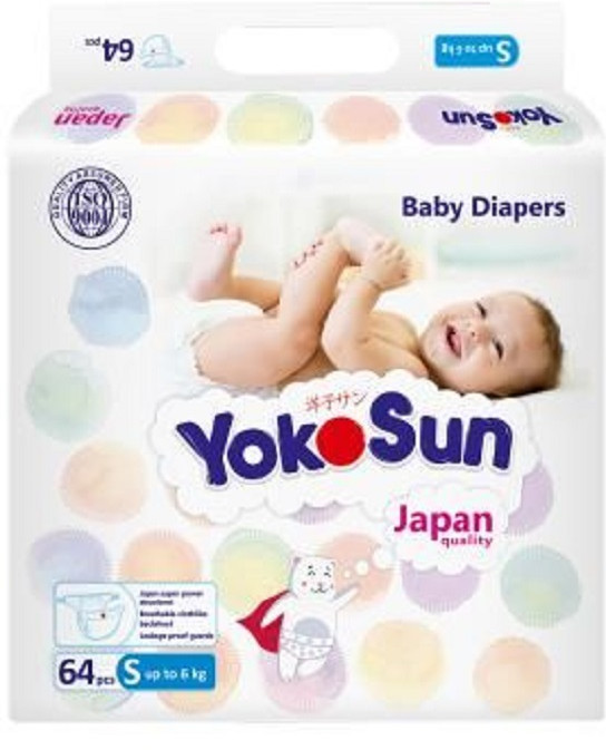 YokoSun Comfort S (до 6 кг) № 64 подгузники | YokoSun