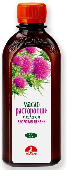 Расторопши пятнистой с селеном 250 мл масло