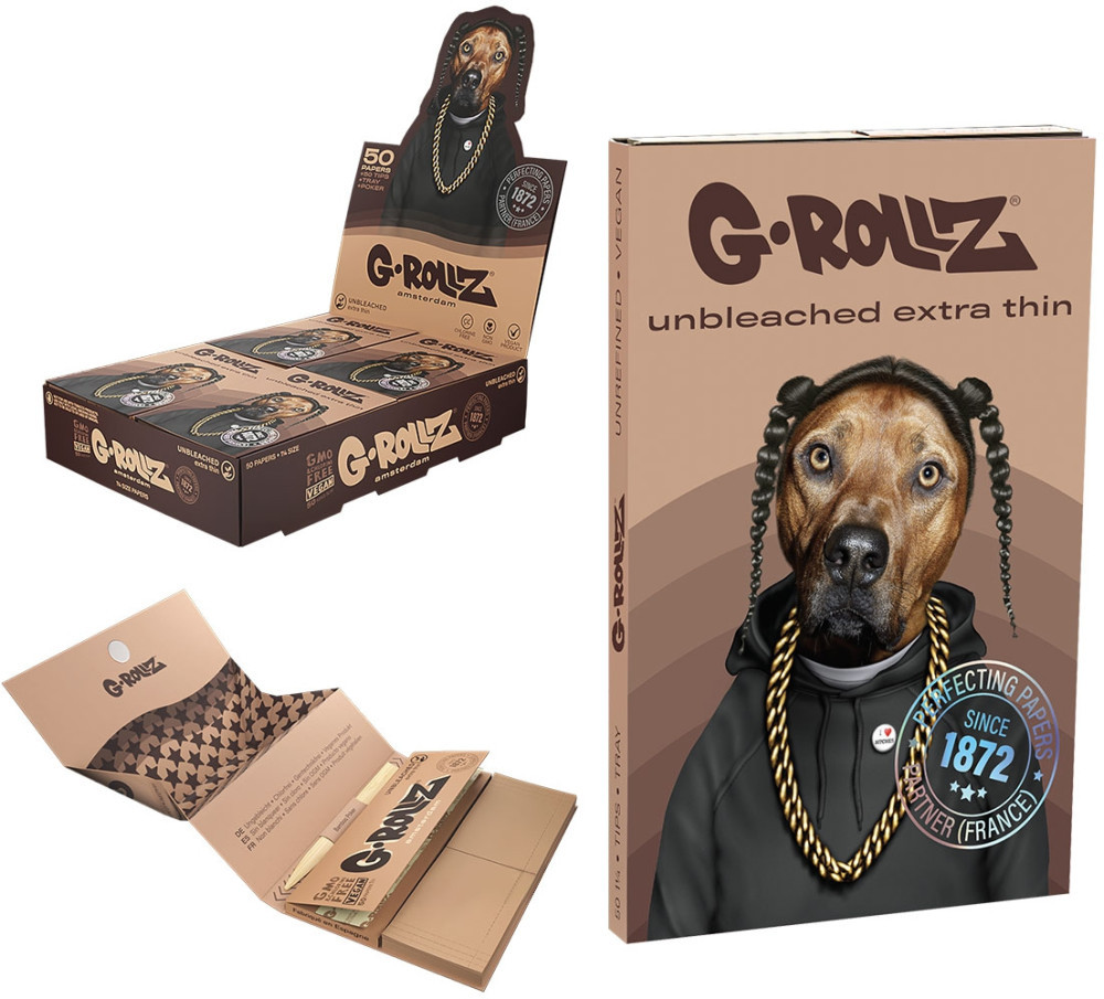 Бумажки G-Rollz — Pets Rock + tips & tray 1¼