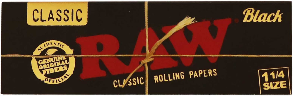 Бумажки Raw — Black Classic 1¼