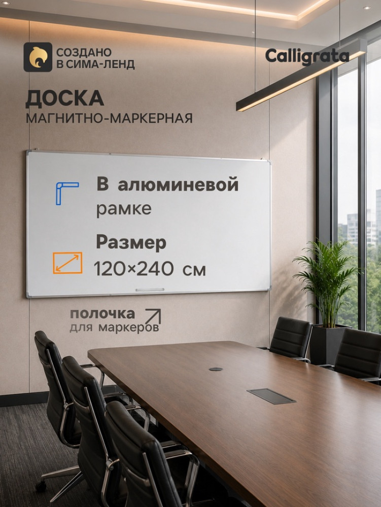 Доска магнитно-маркерная | Calligrata