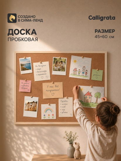 Доска пробковая