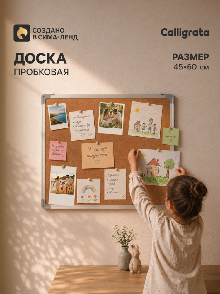 Доска пробковая | Calligrata