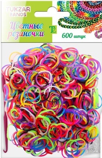 Плетение из резиночек цветных Плетение из резиночек цветных