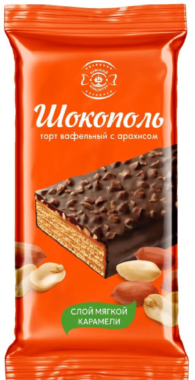 Торт вафельный с арахисом 200 г
