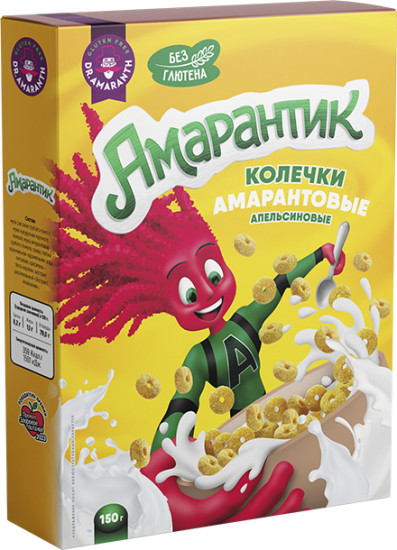 Колечки «Dr.AMARANTH» амарантовые «Апельсиновые» 150 г
