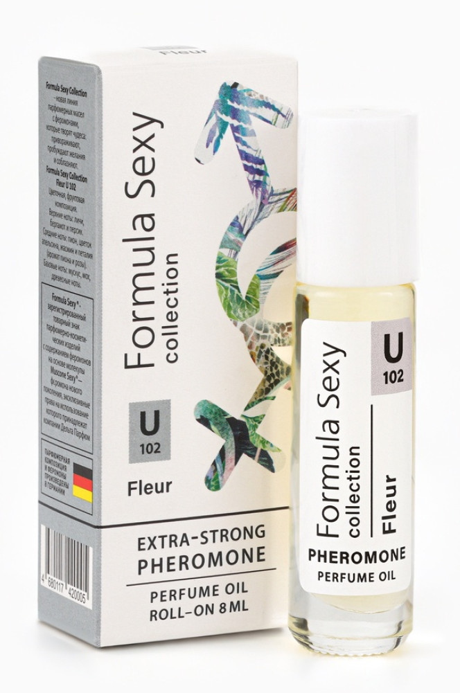 Парфюмерное масло женское с феромонами «Fleur U102» | Formula Sexy