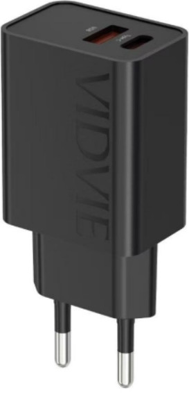 СЗУ Vidvie PLE276B 18W QC3.0/PD USB+Type-C порты | Vidvie