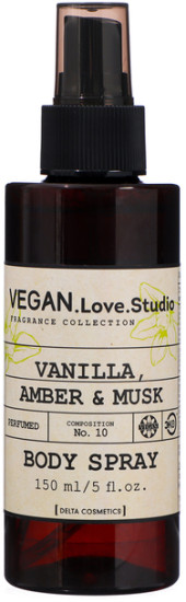 Парфюмированный спрей-мист для тела «Vanilla, Amber, Musk»