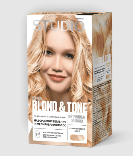 Набор для мелирования волос Калифорнийский блонд линии BLOND&TONE