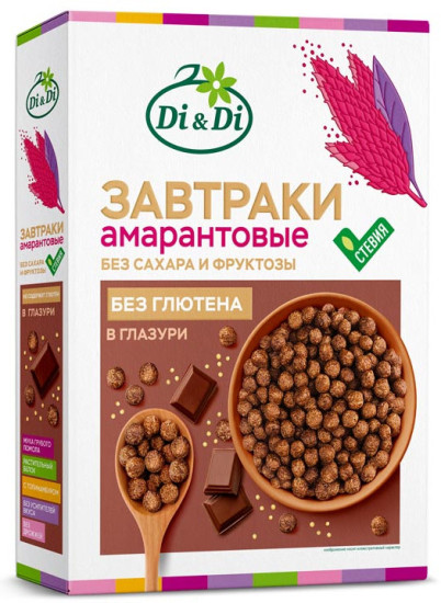 Завтраки амарантовые в глазури, 250г