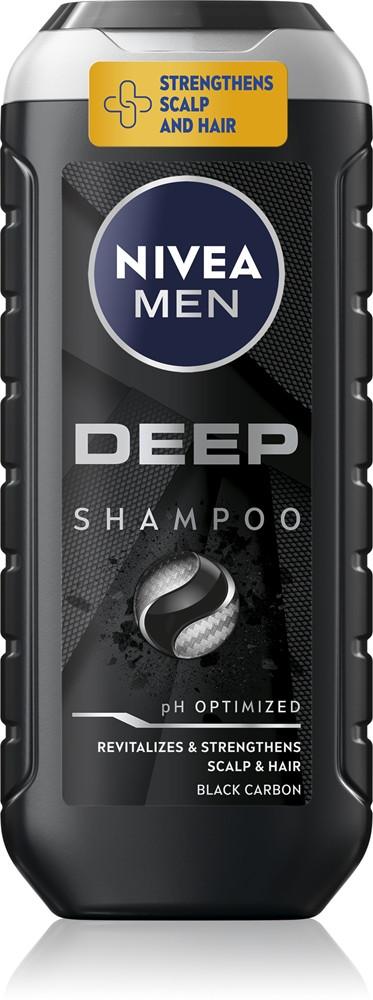 Шампунь для волос с черным углем «Deep» | Men | NIVEA