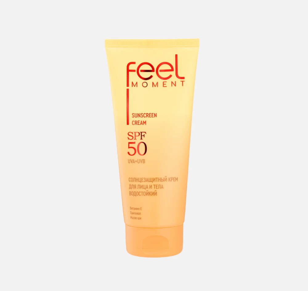 Солнцезащитный крем для лица и тела, 200 мл, SPF 50 | Feel Moment