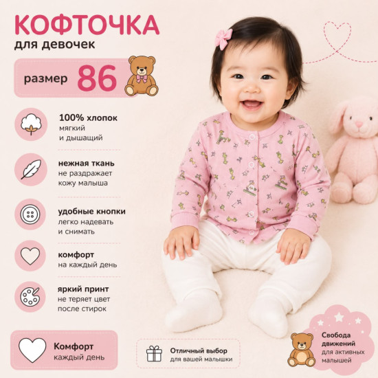 Кофточка для новорождённых
