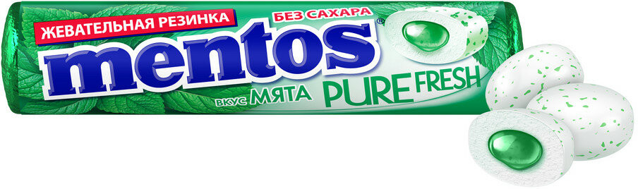Жевательная резинка «Мята» | Pure fresh | Mentos