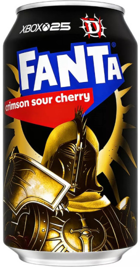 Газированный напиток Fanta Crimson Sour Cherry со вкусом малины и кислой вишни