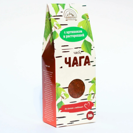 Березовая чага с артишоком и расторопшей 50 гр