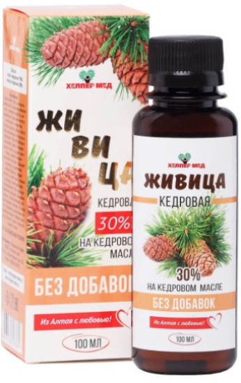 Живица Кедровая На Кедровом Масле 30% без добавок 100 мл