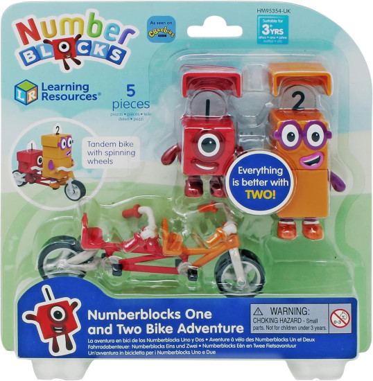 Numberblocks набор для изучения счета «Единица и Двойка: Приключения на велосипеде»