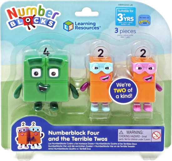 Numberblocks набор для изучения счета «Четверка и зловещие Двойки»