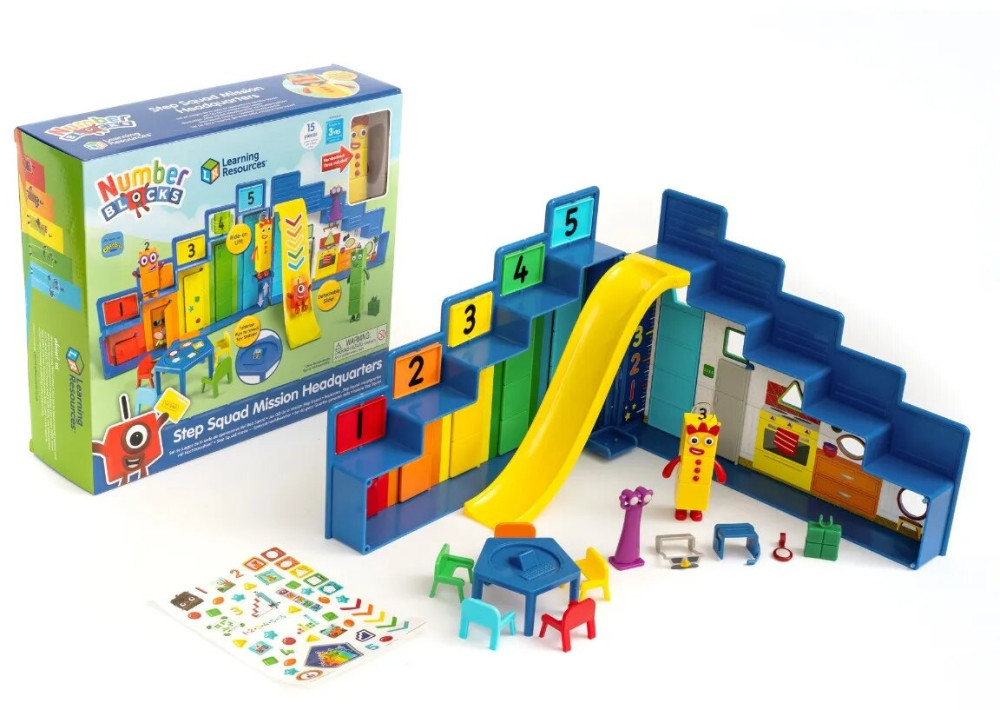 Штаб-квартира миссии отряда «Шаг» Numberblocks | Learning Resources