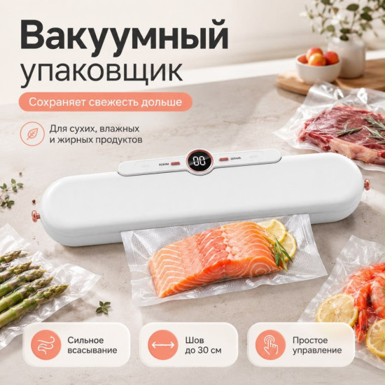Вакуумный упаковщик YQ-661 белый