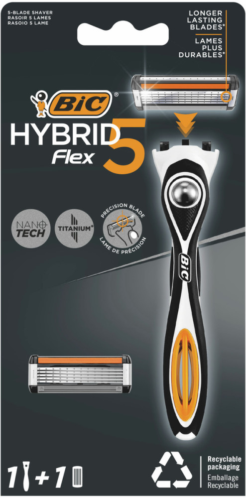 Бритва мужская «Flex 5 Hybrid» | Bic