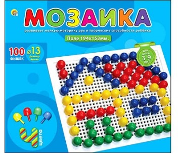 Мозаика пластиковая (100 фишек) | Рыжий кот