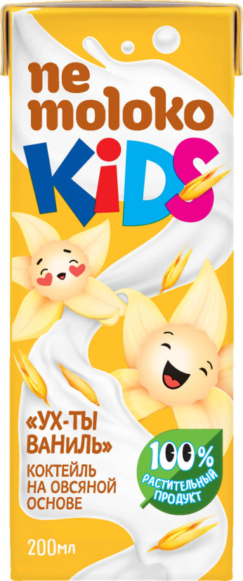 Коктейль на овсяной основе с добавлением какао «Вау-какао» | Kids | Nemoloko