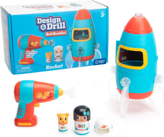 Игровой набор Design & Drill «Ракета»
