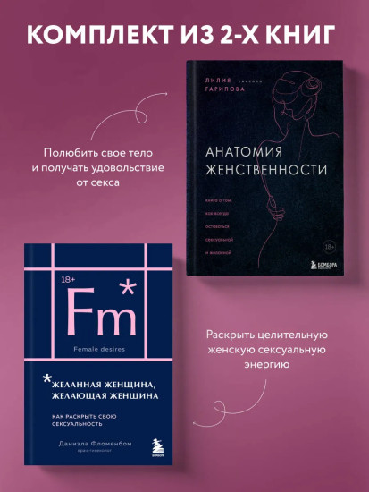 Анатомия женственности. Желанная женщина, желающая женщина. Комплект из 2 книг