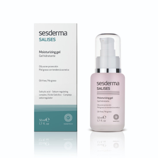 Увлажняющий SALISES Moisturizing гель для ежедневного ухода за жирной, комбинированной и проблемной кожей, склонной к акне