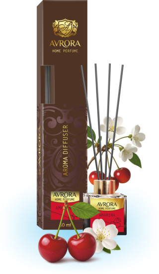 «Avrora Home Perfume» Аромадиффузор «AMARENA» 50 мл «Avrora Home Perfume» Сұйық Диффузор «AMARENA» 50 мл