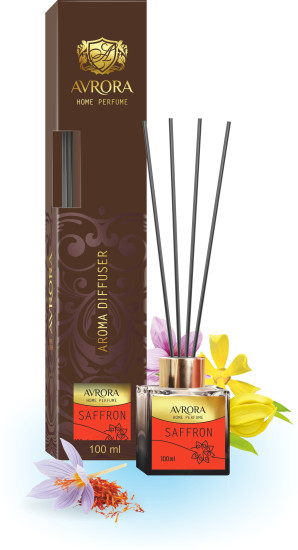 «Avrora Home Perfume» Аромадиффузор «SAFFRON» 100 мл «Avrora Home Perfume» Сұйық диффузор «SAFFRON» 100 мл